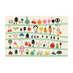 Colorful Cartoon Printed Dining Table Placemats For Kids (4 Pc  40x30 Cm)