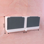 Wall Mounted 4-compartment Bathroom Storage  Soap Holder