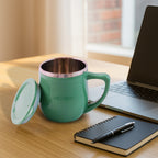 Apex Double-wall Desk Mug - (200ml  1 Pc)
