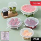 Reusable Stretchable Food Cover Set (6 Pc)