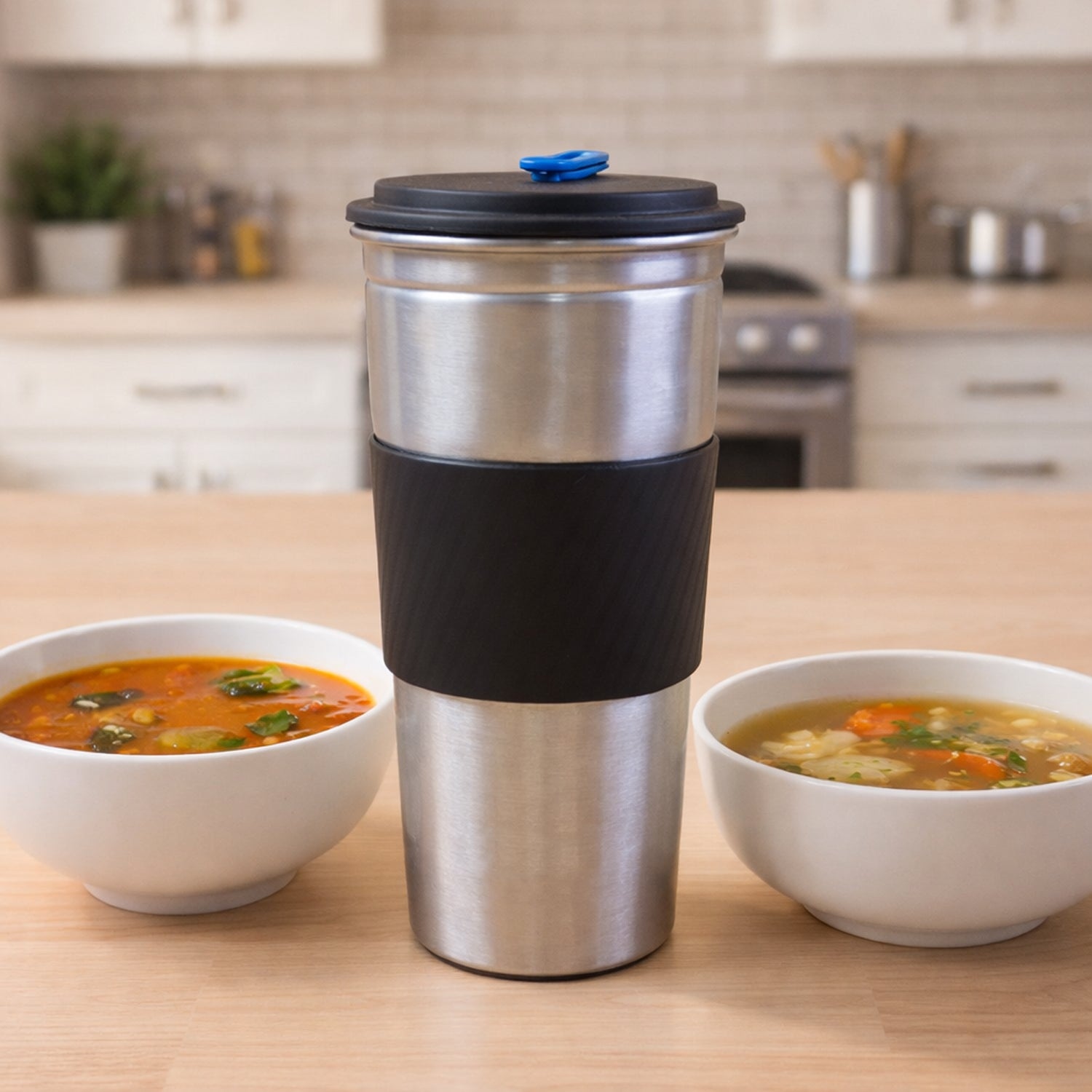 Supermom Stainless Steel Sip Mate Travel Tumbler (Approx. 500 Ml)