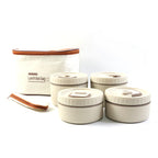 Bento Style Lunch Box Set With Multiple Containers  Carry Bag