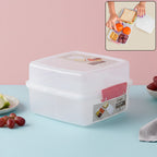 1 Large And 3 Small -compartment 1400 Ml Multipurpose Lunch Box (1400 Ml  1 Pc)