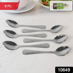 Supermom Diamond Stainless Steel Dining Spoon (6 Pc  Set)