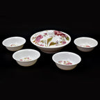 2738 5 Pc Pudding Set Used As A Cutlery Set For Serving Food Purposes And Sweet Dishes And All In All Kinds Of Household And Official Places Etc.
