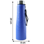 Classic Stainless Steel Water Bottle Blue Color (1000 Ml 1 Piece)