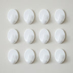 Strong Self Adhesive Wall Hooks Set (12 Pc)