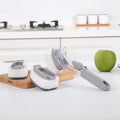 1271a 2-in-1 Dishwashing Brush Long Handle Wash Pot Brush Washing Dish