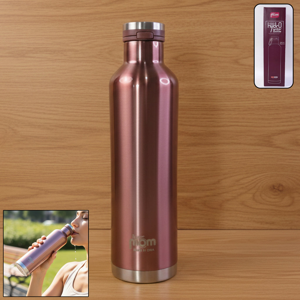 Supermom 1000 Ml Stainless Steel Insulated Hydro Water Bottle Vacuum Flask