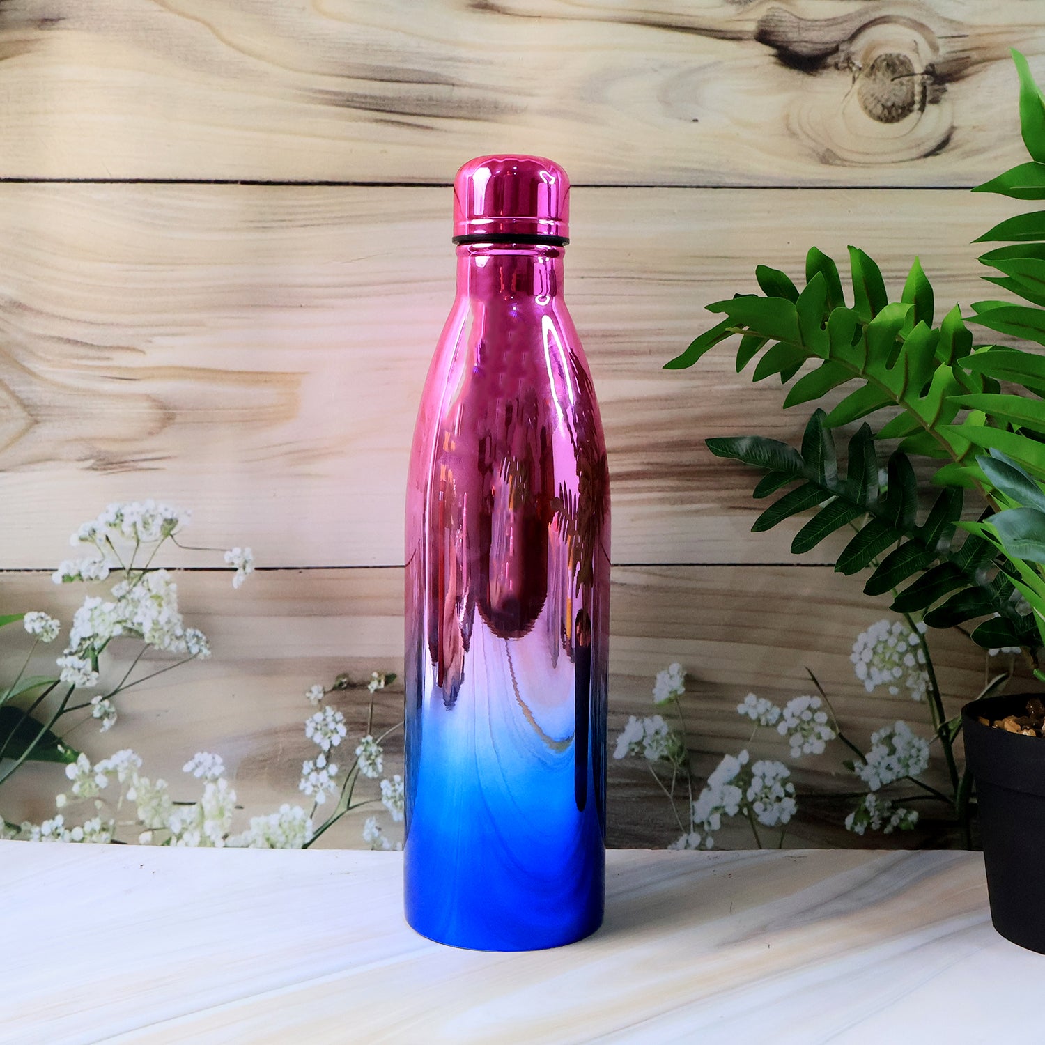 Stainless Steel Water Bottle (Approx 1000ml  1 Pc)