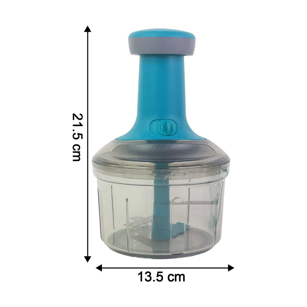 Supermom Premium Manual Push Chopper And Vegetable Cutter (750ml  1 Pc)
