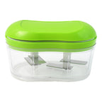 Manual Hand Push Garlic Cutter  Vegetable Chopper (1 Pc)