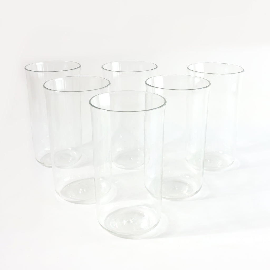 Glossy Plastic Glass Set (6 Pc  300 Ml)