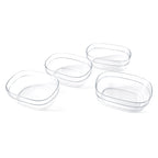 Transparent Multipurpose Serving Bowl Set (4 Pc Set)