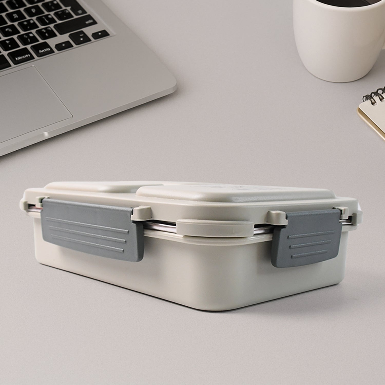 Lunch Box (200 Ml Each Container) With Attractive Stand - 4 Pcs
