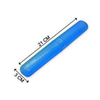 4969 6pc Plastic Toothbrush Cover Anti Bacterial Toothbrush Container- Tooth Brush Travel Covers Case Holder Cases