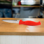 Stainless Steel Serrated Kitchen Knife (1 Pc)