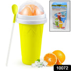 Smoothies Maker Cup Magic Quick Frozen Smoothies Cup Cooling Cup Double Layer Squeeze Cup Slushy Maker (1 Pc)