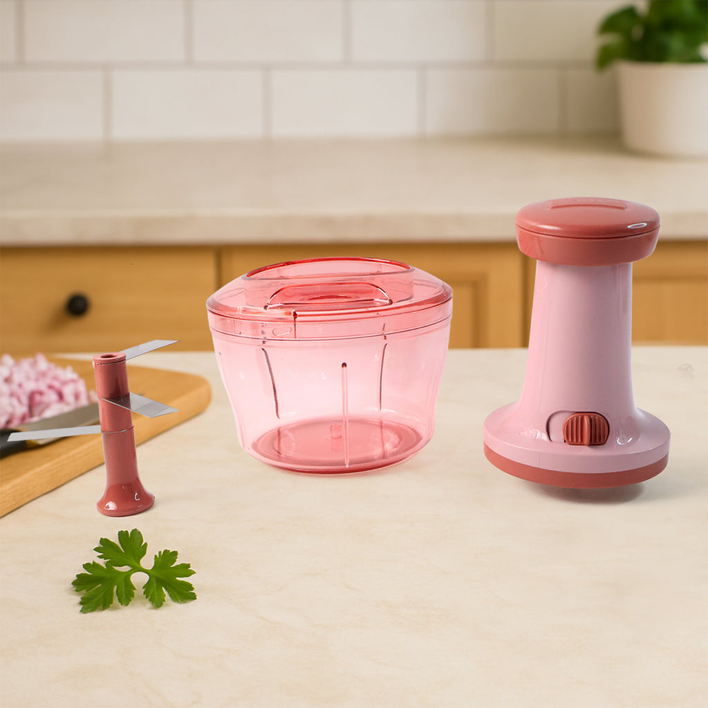Apex Smart Manual Vegetable  Fruit Chopper With 800 Ml Capacity