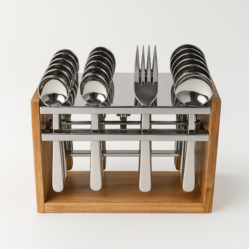 Apex Premium Stainless Steel Cutlery Set (24 Pc)