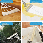 0525 Durable Eco-friendly Broom With Scraper