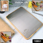 Apex Steel Oak Cutting Board With Wooden Handle (1 Pc)