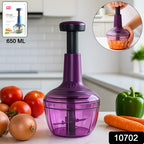 Supermom Manual Push Vegetable Chopper 650 Ml - (1 Pc)