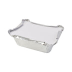 Disposable Aluminium Food Containers With Lids  250 Ml Capacity (Pack Of 25)