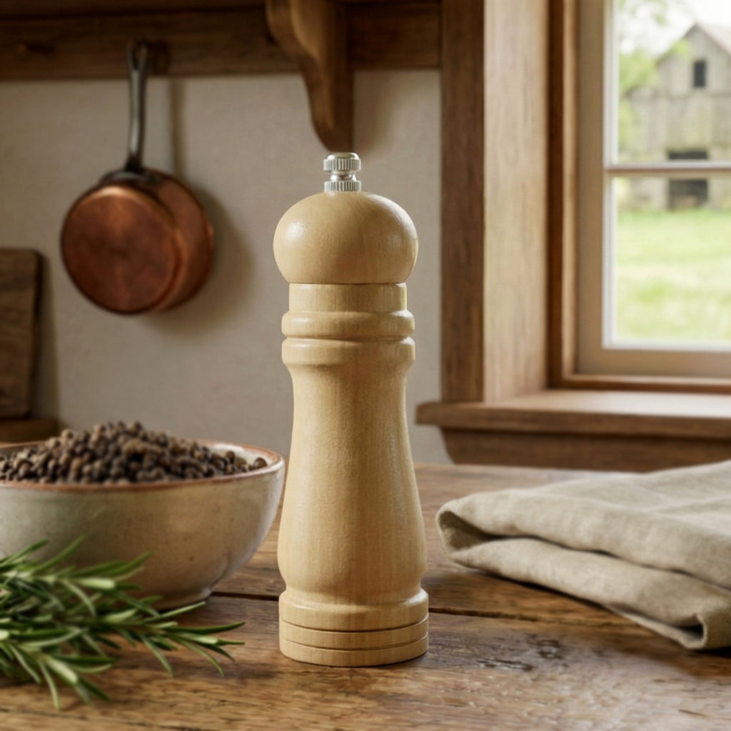 Classic Wooden Manual Pepper Grinding Mill  (1 Pc)