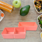 Plastic 3 Layer Leak Proof 3 Compartment Lunch Box For Office  (1 Pc)