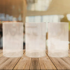 Apex Everyday Plastic Glass Set  6 Pieces Lightweight  Unbreakable