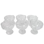 Glass Ice-cream Cup Set Home  Kitchen Serving Or Dessert Cup (6 Pcs Set)